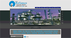 Desktop Screenshot of kuwaitreliance.com